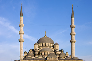 Domes and Minarets of New Mosque