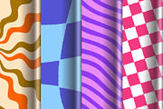Retro Abstract Backgrounds, a Decorative Illustration by Creathub Studio (Thumbnail 4 of 5)