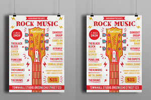 Rock Music Festival Flyer