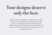 Migla Print Magazine Mockup, a Print Template by Wild Ones (Thumbnail 4 of 12)