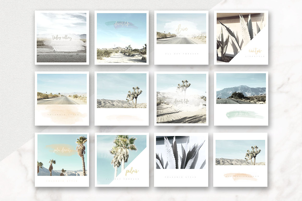 California Social Media Pack, a Social Media Template by Aloha Philly (Photo 5 of 5)
