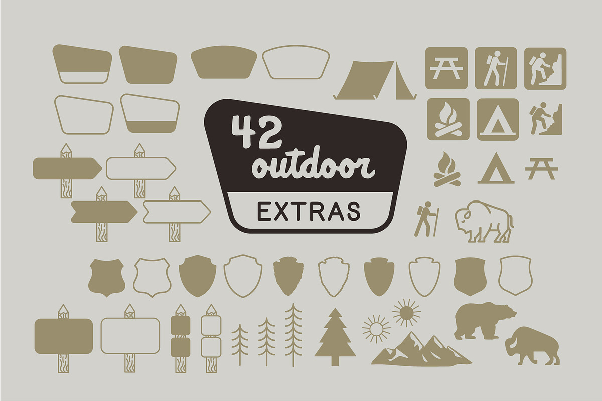 National Forest Font Duo, a Script Font by Rachel Kick