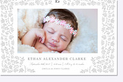Harvest Flowers Birth Announcement, an Invitation Template by origamiprints (Thumbnail 3 of 3)