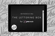 Lettering Box - Procreate Brush set, a Brush Add-On by Angelo Knf | Anko Studio (Thumbnail 1 of 13)
