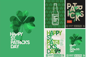 St Patrick's Day! Vector posters, a Poster Template by Ardea-studio