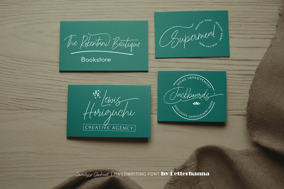 Amarilysse Glowheart Font, a Handwritten Font by Letterhanna Studio (Photo 3 of 13)