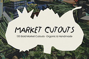 Market Cutouts: 130 Textured Shapes, a Food Illustration by Veyla (Thumbnail 1 of 15)