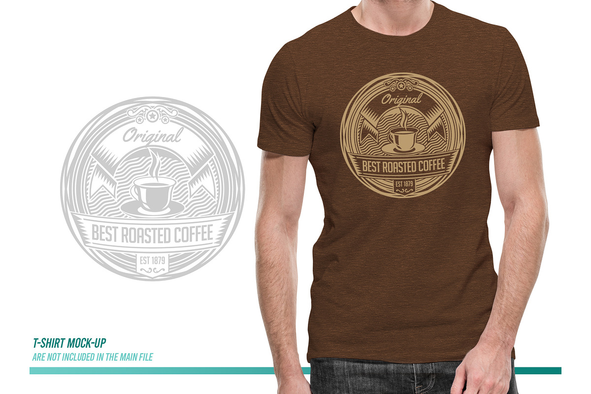 Original Coffee T-Shirt, a Templates & Theme by The Design For Co. (Photo 2 of 3)