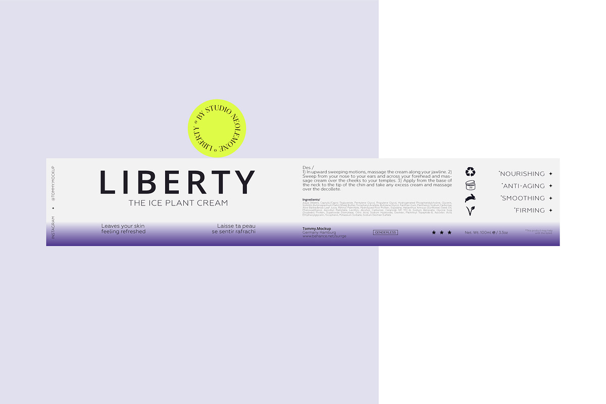 5.5 Printable Labels – V.01 LIBERTY, a Stationery Template by Studio Neolemone (Photo 10 of 11)