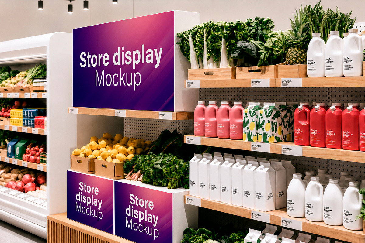 Store Display Mockup Pack, an Advertising Mockup by McLittle Stock (Photo 6 of 19)