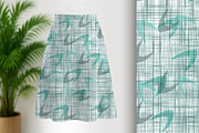 Green Boomerangs with Texture, a Pattern Graphic by Sharon Schwalbe (Thumbnail 3 of 6)