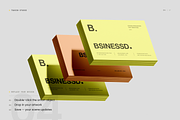 Stacked Business Card Mockup, an Advertising Mockup by Toasin Studio (Thumbnail 4 of 7)