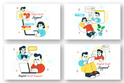 10 Digital Grief Support, a Person Illustration by denayunebgt (Thumbnail 3 of 4)