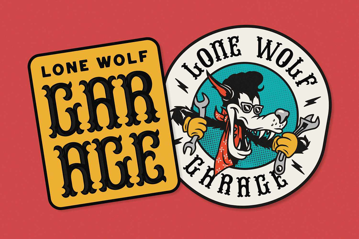 Nosieg - Decorative Vintage Font, a Blackletter Font by Imoodev (Photo 2 of 5)