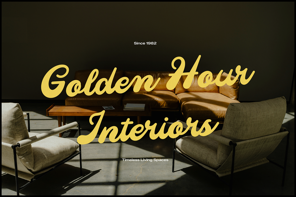 Mainer Wisdom | Retro Bold Script, a Script Font by gracetype_studio (Photo 4 of 12)