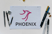 Red Phoenix Bird Animal Head Logo, a Branding & Logo Template by jongcreative (Thumbnail 2 of 3)