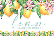 LEMONS Watercolor clipart set, an Object Illustration by GevelStudio (Thumbnail 10 of 16)