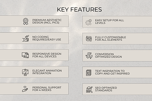 Minimalist Boho Elementor Template