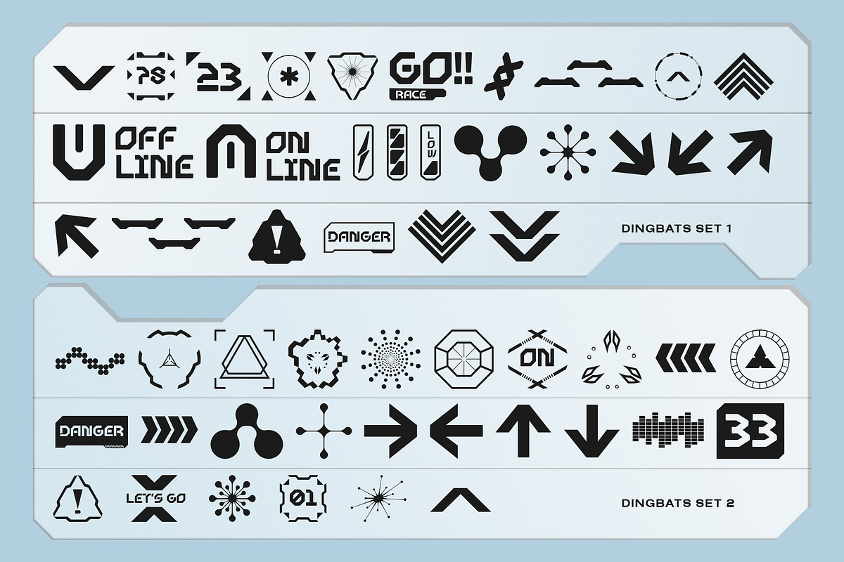 Dragnes - Futuristic Sci-fi Font, a Sans Serif Font by Drizy (Photo 4 of 10)