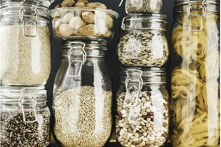 Assortment of grain products and, a Food & Drink Photo by Enjoy Photo