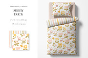 Sunny Duck Pattern Collection, a Pattern Graphic by PROTEA Watercolor Studio (Thumbnail 2 of 8)