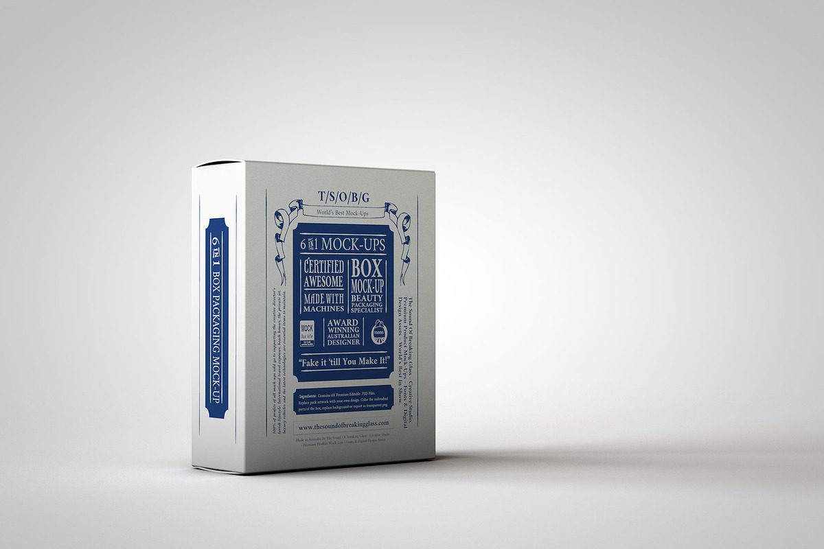 Deluxe Paper Box Mock-Up, a Packaging Mockup by TSOBG (Photo 9 of 25)