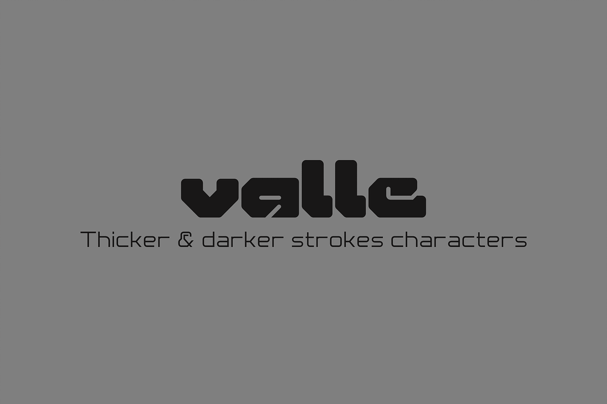 valle font, a Sans Serif Font by gREyPUBLIC (Photo 1 of 3)