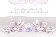 Antique Aesthetic Garden Watercolor, a Decorative Illustration by Shabbypie (Thumbnail 6 of 15)