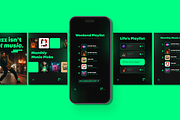 Music Vibes Instagram Kit, a Templates & Theme by Sooni Gaad (Thumbnail 4 of 10)