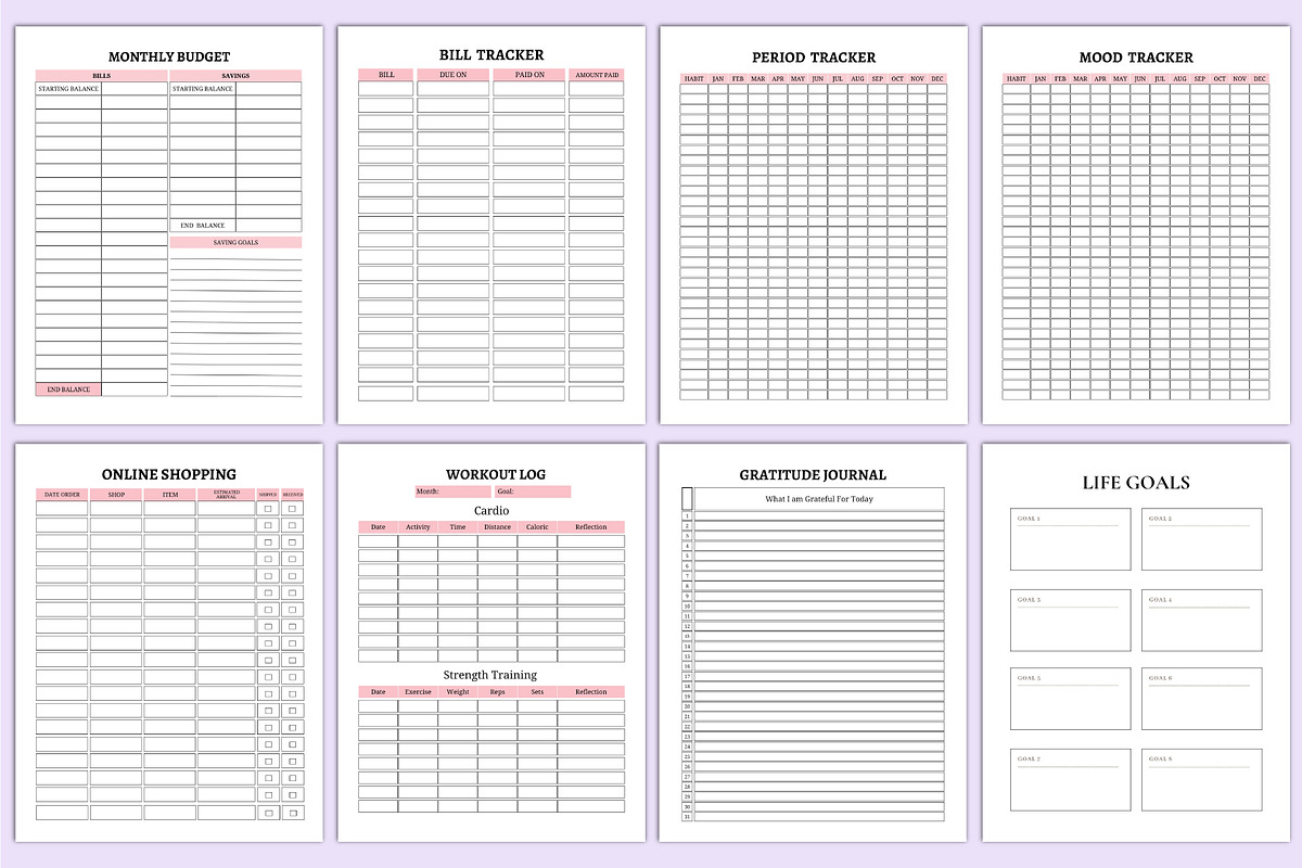 2025 Life Planner For Canva, a Stationery Template by Shumaya (Photo 5 of 6)