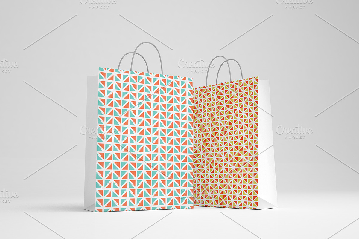 Color geometric seamless pattern set, a Pattern Graphic by ExpressShop (Photo 6 of 7)