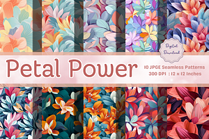 Petal Power Seamless Pattern