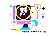 10 World Arthritis Day Illustration, a Healthcare Illustration by denayunebgt (Thumbnail 4 of 4)