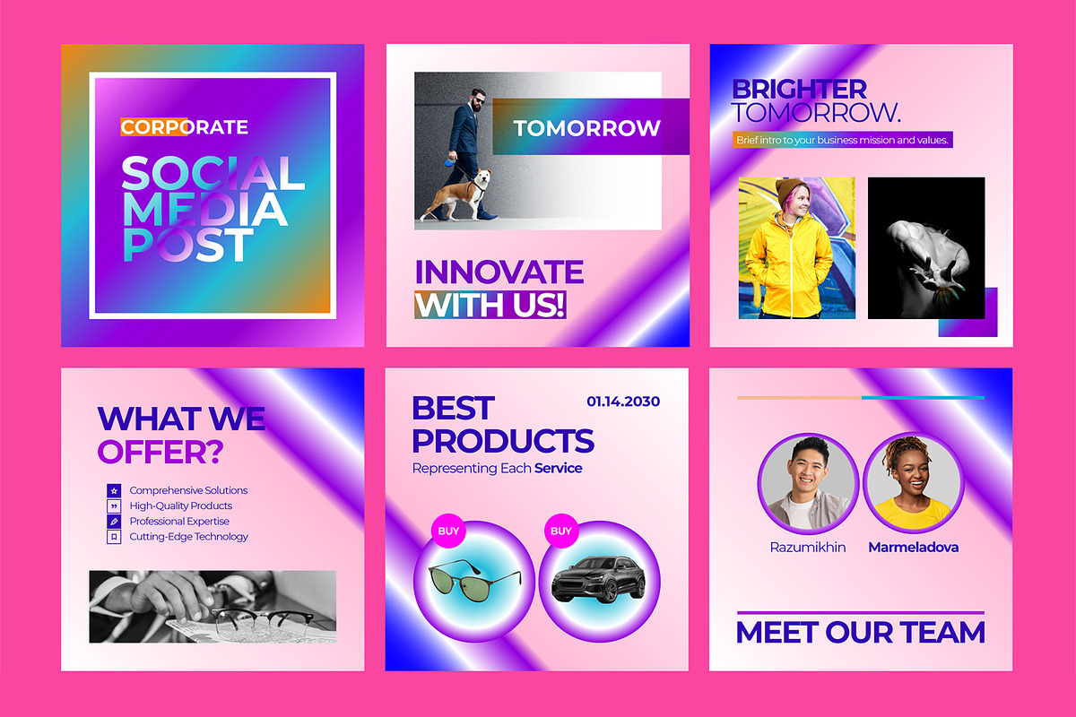 Corporate Social Media Post, a Social Media Template by ContestDesign (Photo 2 of 3)