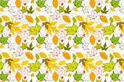 Leaves seamless patterns set, a Pattern Graphic by IreneArt illustrations (Thumbnail 2 of 5)