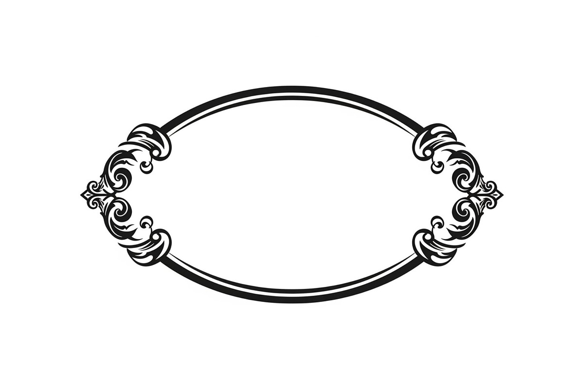 Elegant Oval Ornament Frame Bundle, an Illustration by jahid234 (Photo 25 of 31)