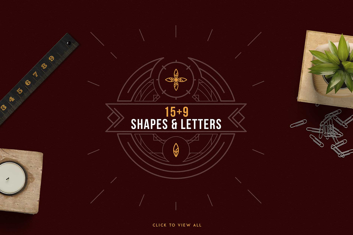 Emblem Creator all in one file -50%, a Branding & Logo Template by VP Fonts (Photo 8 of 10)