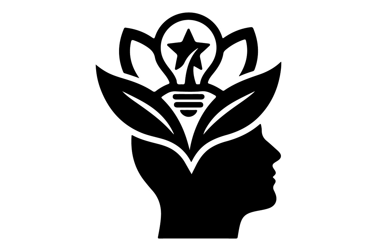 Creative Mind Floral Head, an Object Graphic by Gfx_Store (Photo 10 of 15)