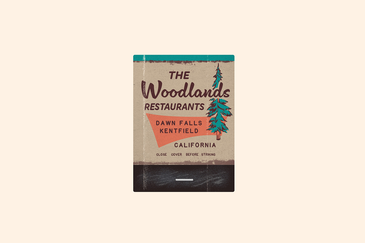 Vintage Pine Forest | Illustrations, an Object Illustration by Max Lockwood (Photo 6 of 18)