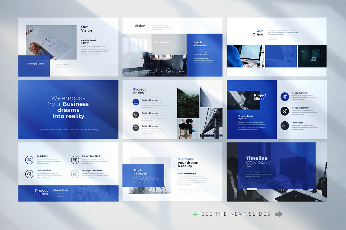 Circle-The Creative PowerPoint, a Presentation Template by White Graphic (Photo 7 of 14)