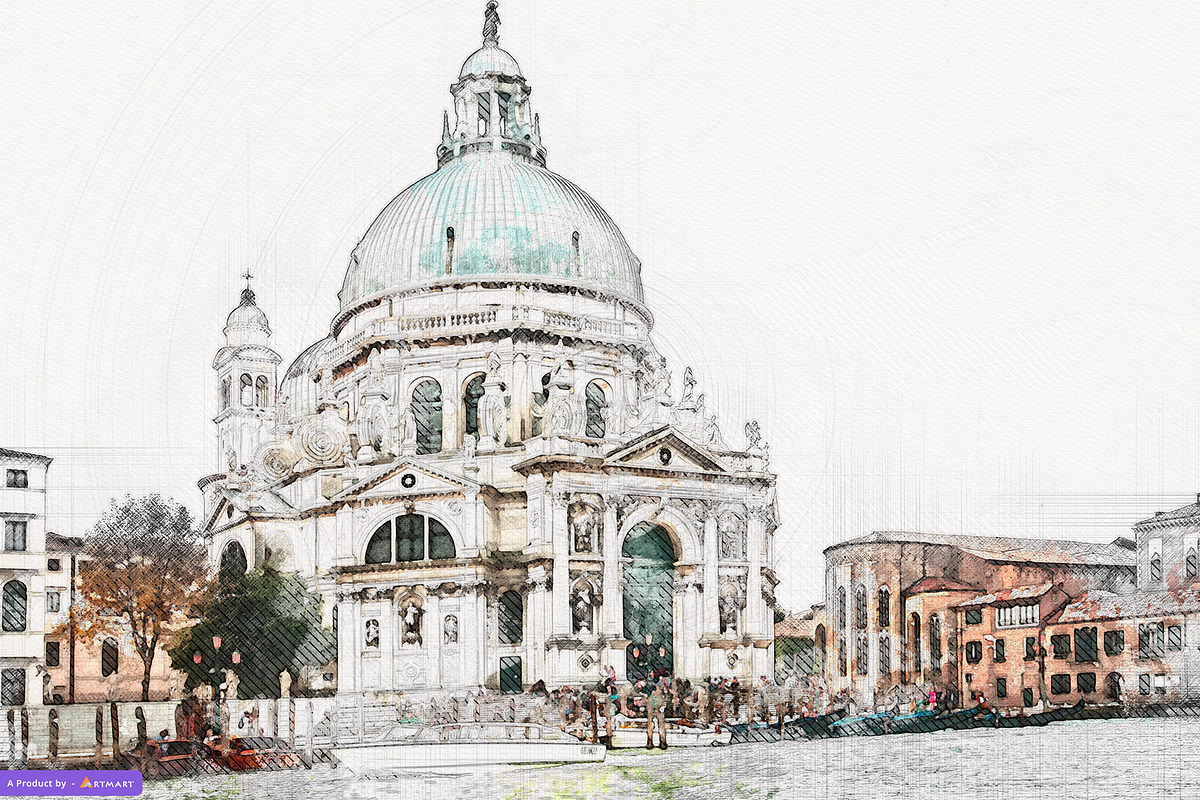 Sketchy - Artistic Color Sketch, an Action Add-On by A R T M A R T (Photo 7 of 10)