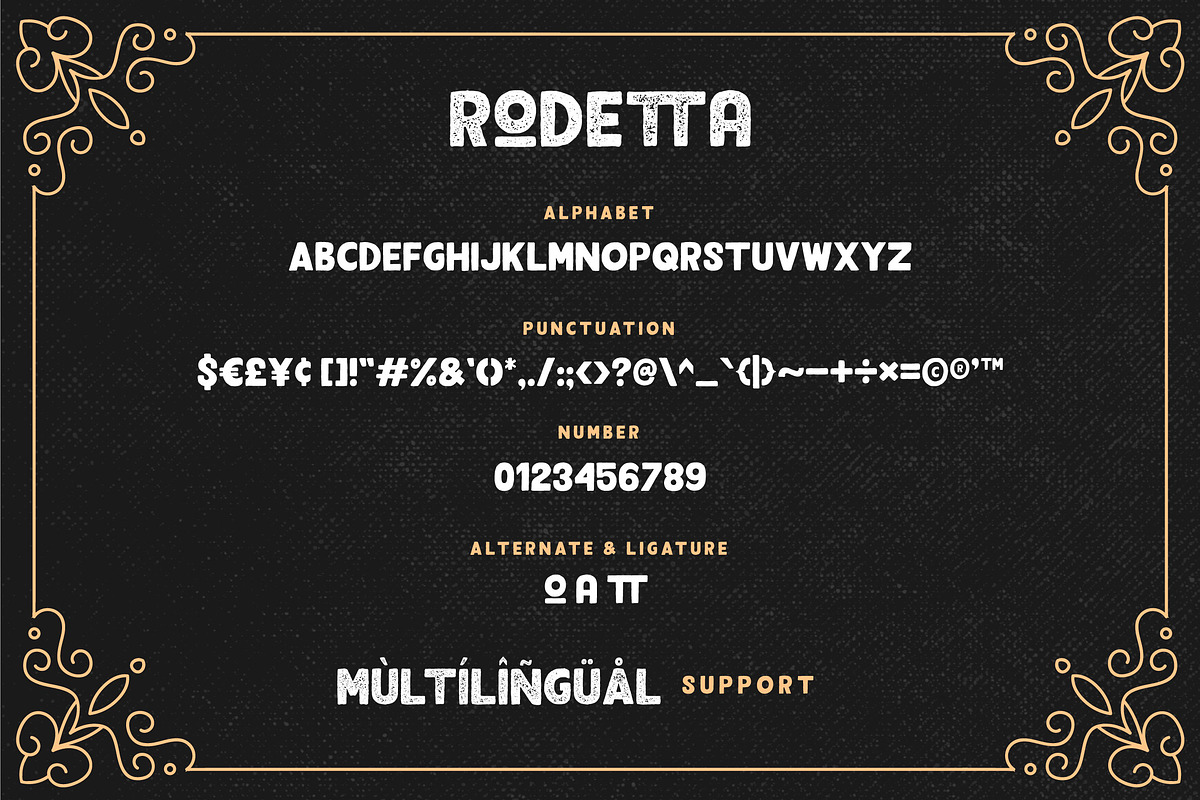 Rodetta - Handdrawn Font, a Sans Serif Font by Grezline Studio (Photo 7 of 8)