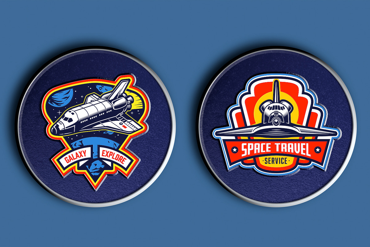 Space badge bundle, a Templates & Theme by DGIM studio (Photo 6 of 9)