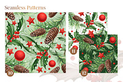 Christmas Set 3, a Background Graphic by Yulia Ogneva (Thumbnail 4 of 7)