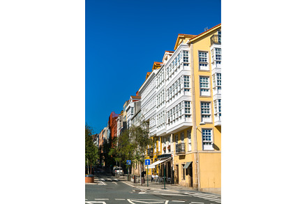 Traditional architecture in A Coruna, an Architecture Photo by Leonid Andronov