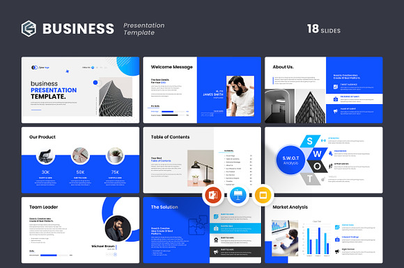 Business Presentation Template preview 5