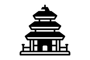 Bali indonesian solid icon, a Solid Icon by Creative priyanka