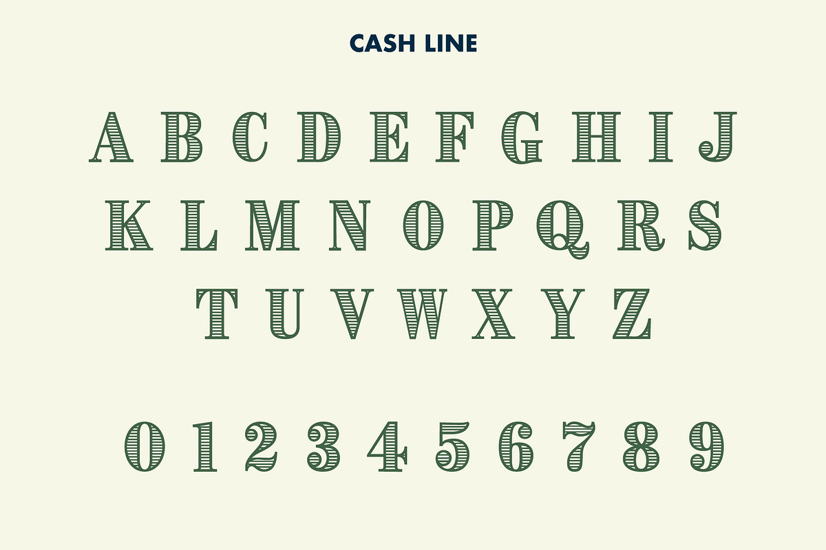 CASH, a Serif Font by Loudoun Design Co. (Photo 3 of 7)