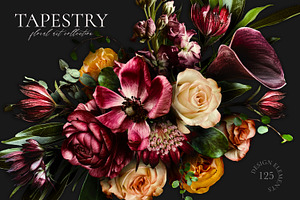 Tapestry Floral Art Collection