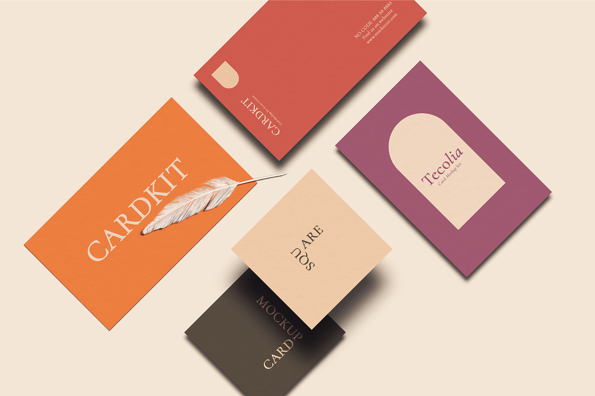 Business Card Mockup - Scene Creator, a Print Template by Mockstore